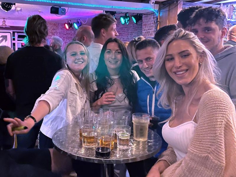 Happy Bandstand Bar Customers. (Pub, Festival, Bar, Customers). Published on 21-10-2022