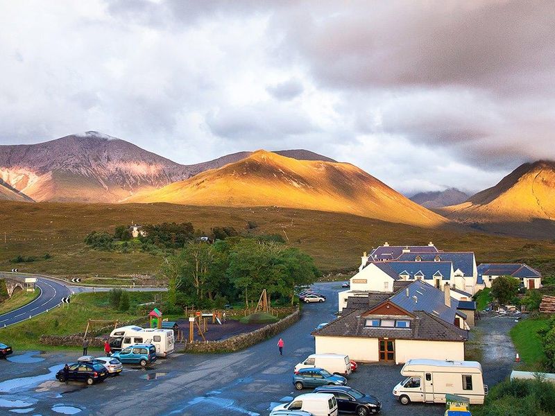 The Hotel and the Cuillin. (External, Key). Published on 03-01-2017