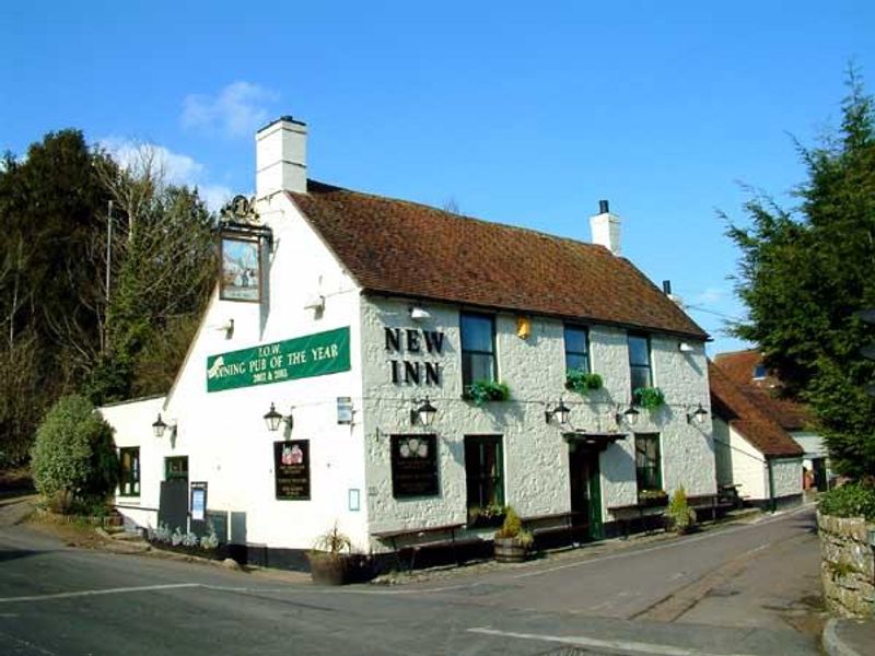 New Inn, Shalfleet in 2013 (Photo: Ray Scarfe). (Pub, External). Published on 02-07-2013