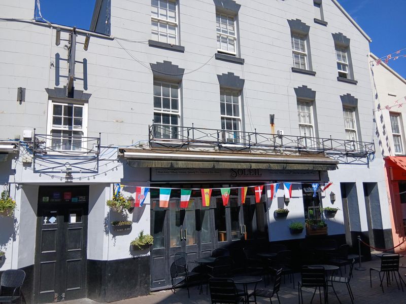 Soleil, St Helier (Photo: Richard Langford - 08/07/2026). (Pub, External, Key). Published on 09-08-2026