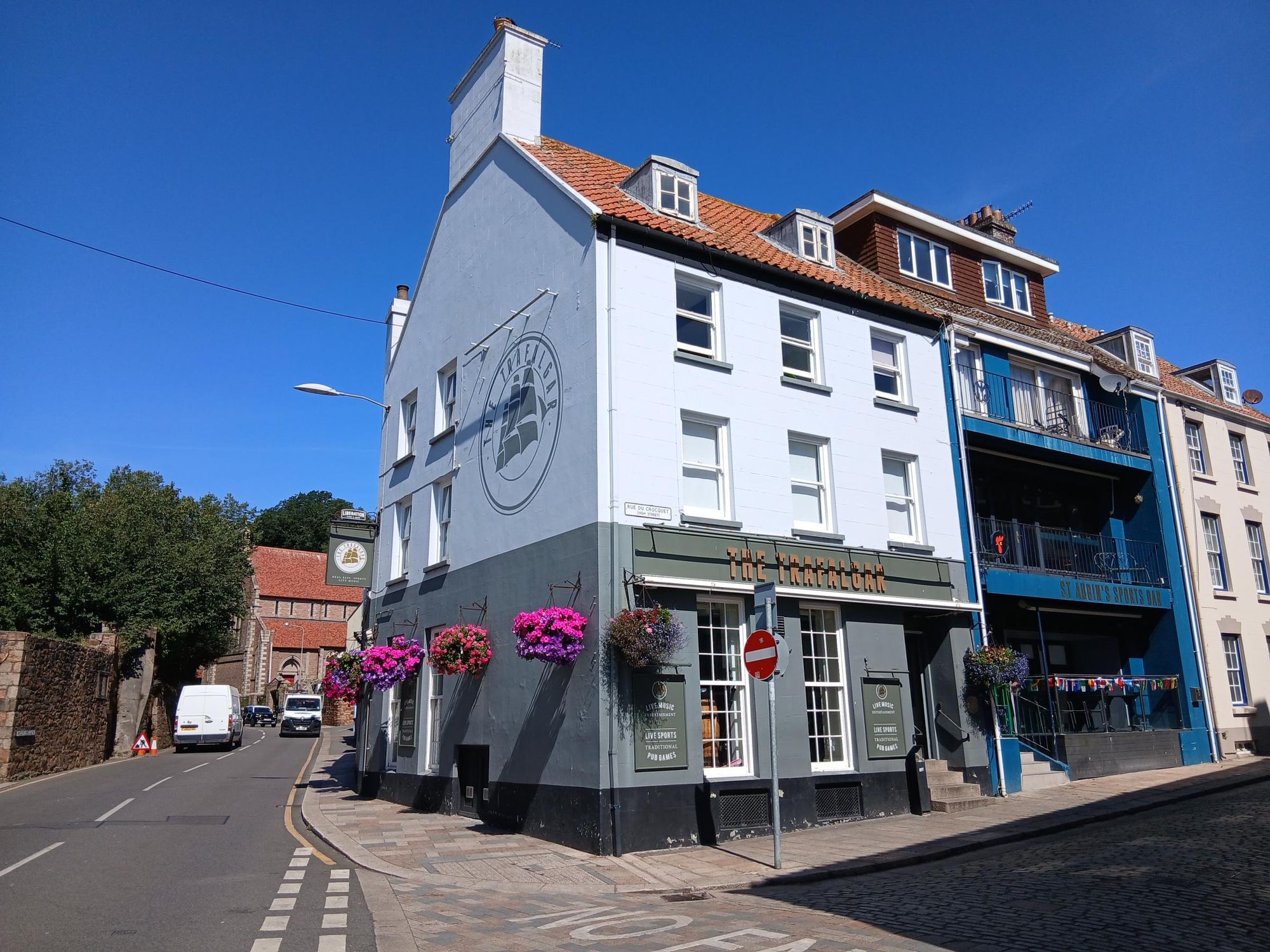 Trafalgar Inn, St Aubin (Photo: Richard Langford - 07/07/2026). (Pub, External, Key). Published on 09-08-2026