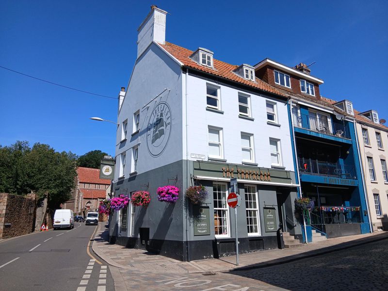 Trafalgar Inn, St Aubin (Photo: Richard Langford - 07/07/2026). (Pub, External, Key). Published on 09-08-2026