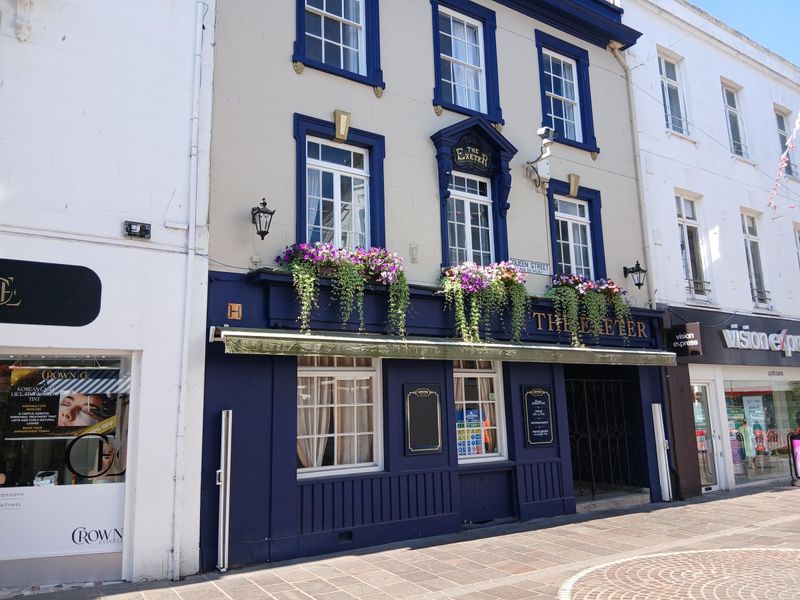 The Exeter, St Helier (Photo: Richard Langford - 08/07/2026). (Pub, External, Key). Published on 09-08-2026