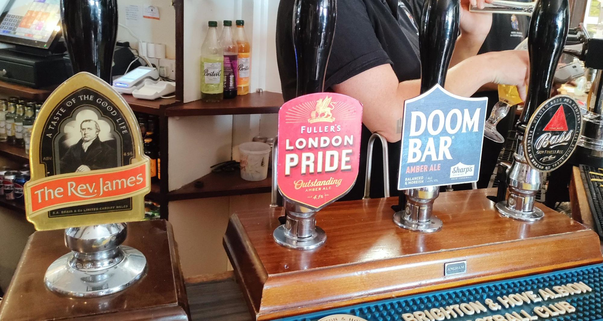 Beer range on 30/05/2026 (Photo: Alan Cooke). (Bar). Published on 30-05-2026