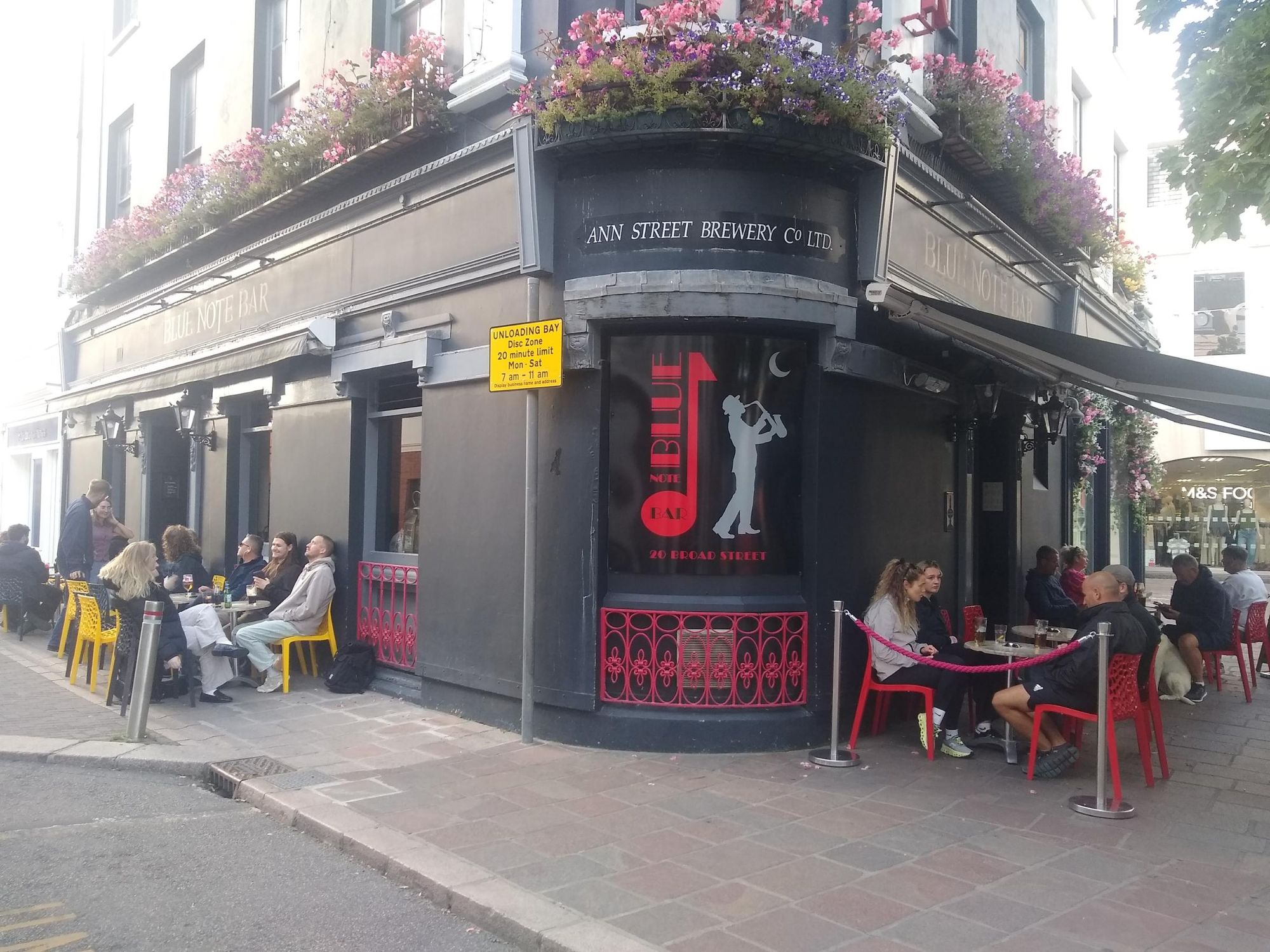 Blue Note Bar, St Helier (Photo: Colin Simmonds 11/09/2025). (Pub, External, Key). Published on 16-10-2025