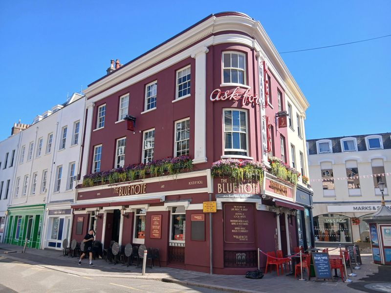 Blue Note Bar, St Helier (Photo: Richard-Langford - 08/07/2026). (Pub, External, Key). Published on 03-08-2026