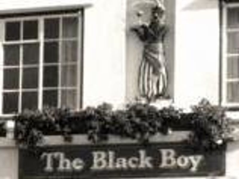 Black Boy statue destroyed in 1990. (Sign). Published on 11-06-2020