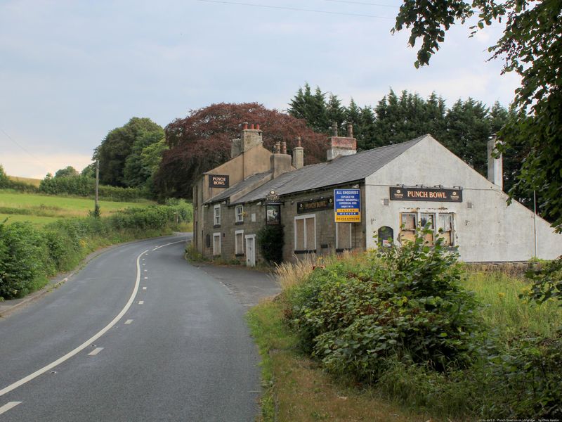 Punch Bowl, Hurst Green (Chris Heaton). (Pub, External, Key). Published on 07-04-2023