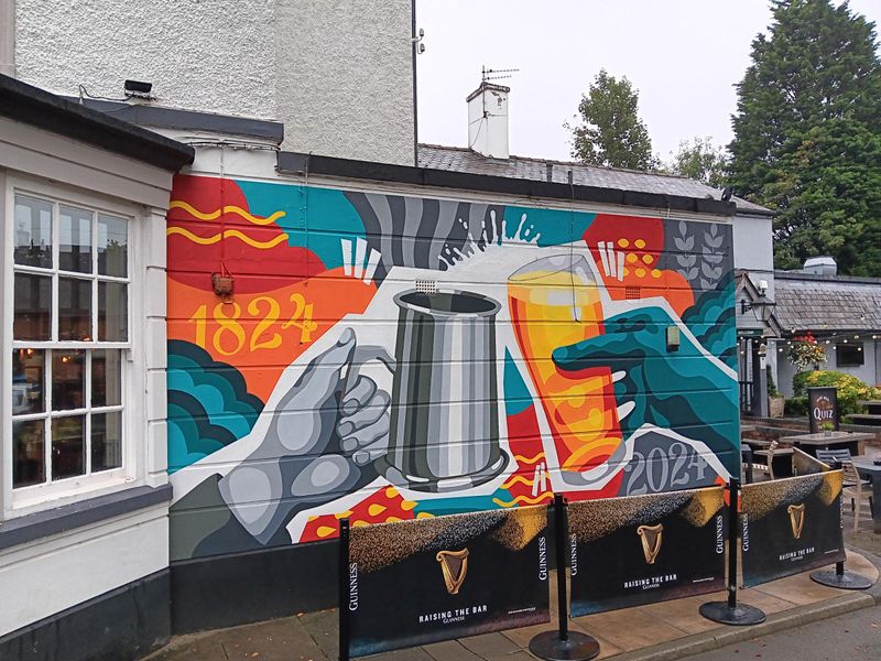 August 2024 200 years Mural. (Pub, External). Published on 03-09-2024