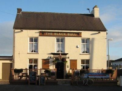 Black Bull at Bamber Bridge. (Pub, External, Key). Published on 04-11-2013