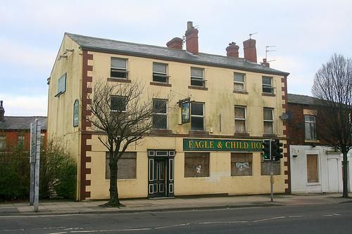 Eagle & Child at Chorley. (Pub, External, Key). Published on 04-11-2013