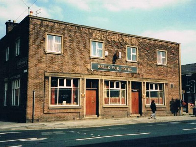Belle Vue Hotel, Preston (copyright Jim Holderness). (Pub, External, Key). Published on 26-03-2015