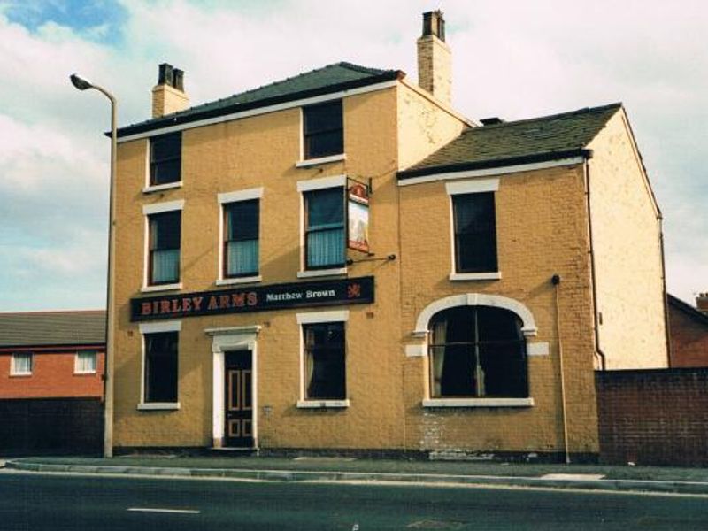 Birley Arms, Preston (copyright Jim Holderness). (Pub, External, Key). Published on 07-01-2014