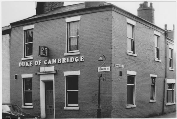 Duke of Cambridge, (Preston Inns & Taverns blogspot). (Pub, External, Key). Published on 23-07-2015