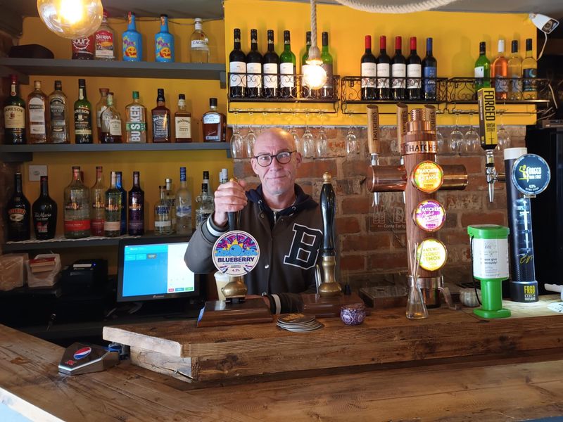 Joe at the bar. (Pub, Bar, Publican). Published on 25-10-2023 