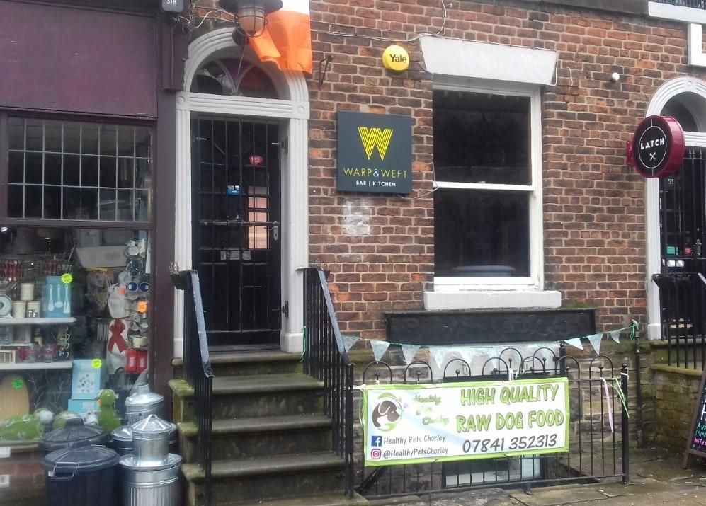 Warp & Weft. (Pub, External, Sign). Published on 12-12-2020