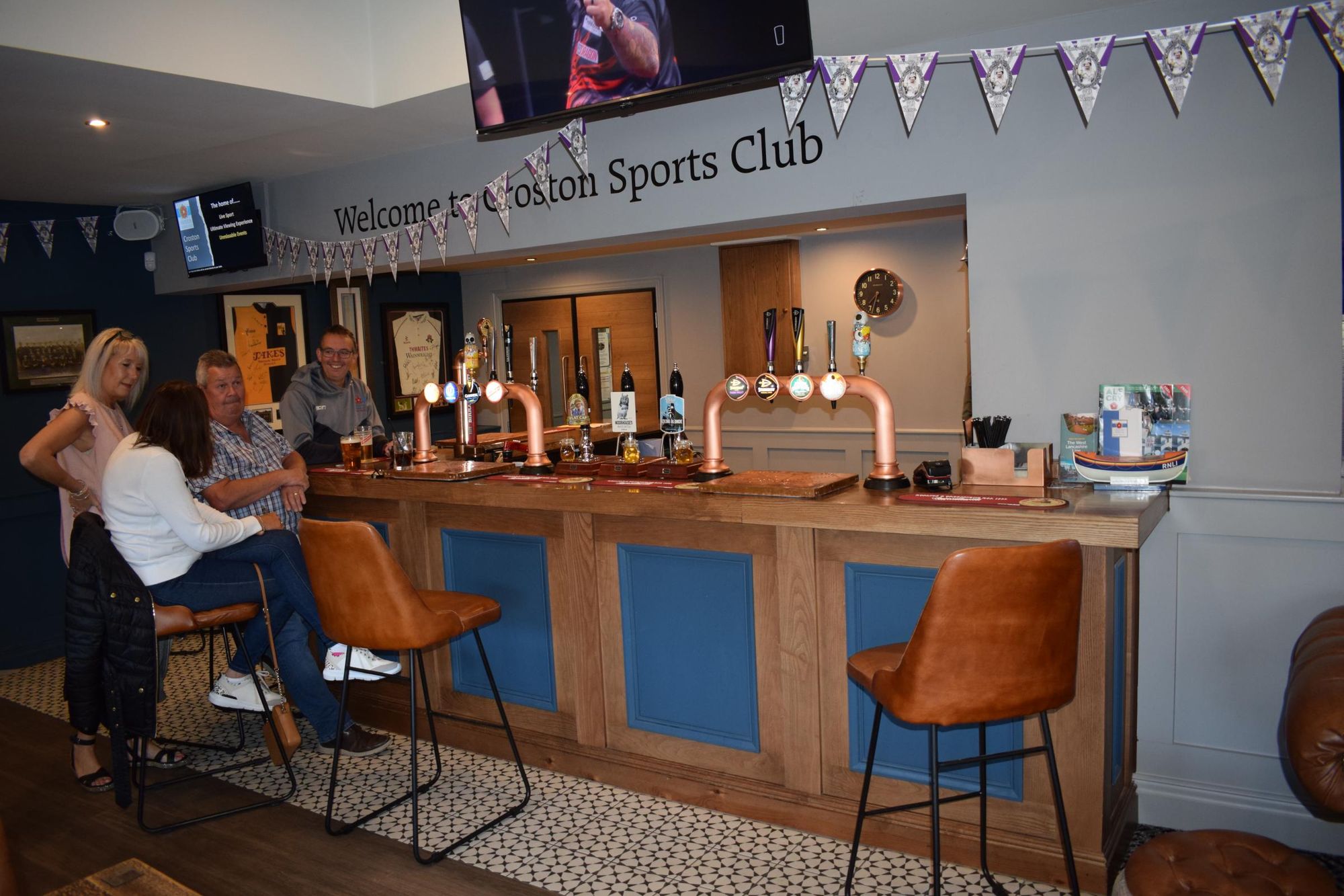 Croston Sports Club bar 26.5.22. (Pub, Bar). Published on 27-05-2022