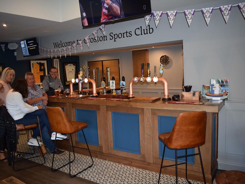 Croston Sports Club bar 26.5.22. (Pub, Bar). Published on 27-05-2022 