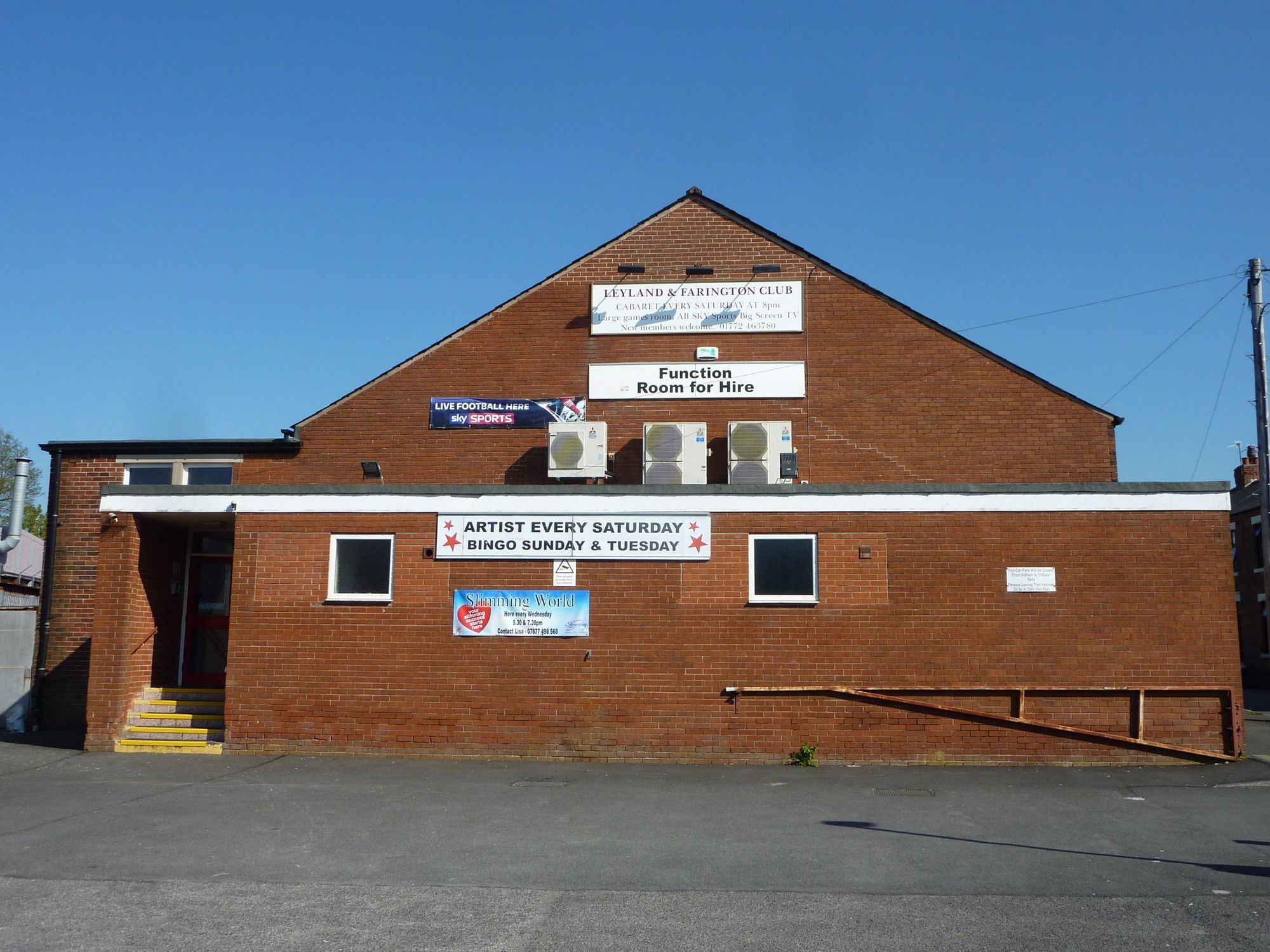 Leyland & Farington Club, Leyland 6.5.18 (DS). (Pub, External, Key). Published on 07-06-2018
