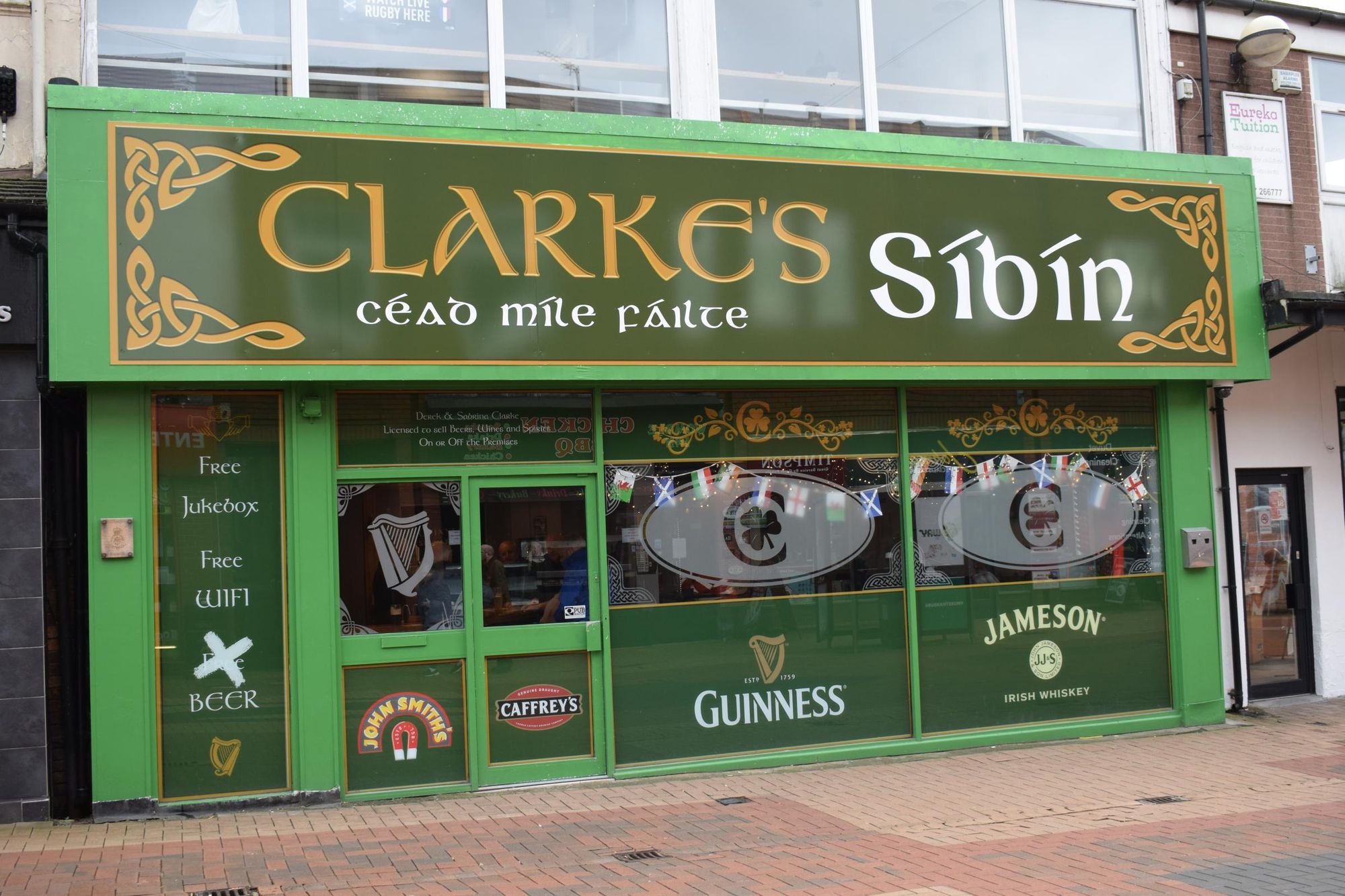 Clarke's Sibin 20.03.2022 AS. (Pub, External, Sign, Key). Published on 22-03-2022