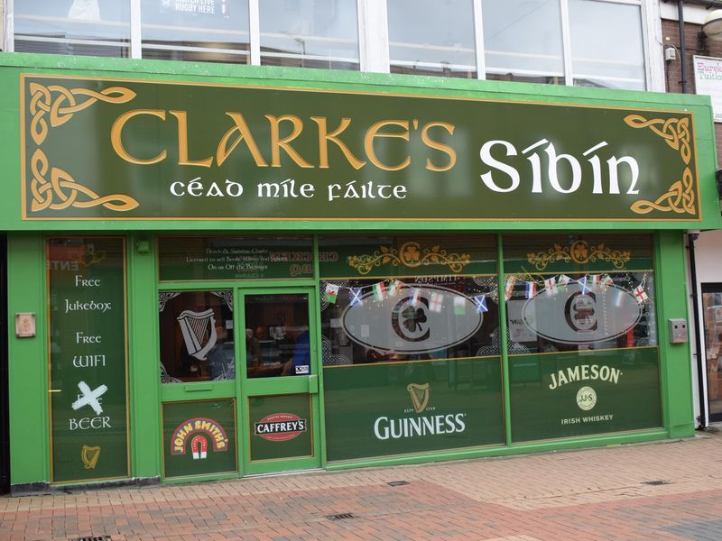 Clarke's Sibin 20.03.2022 AS. (Pub, External, Sign, Key). Published on 22-03-2022