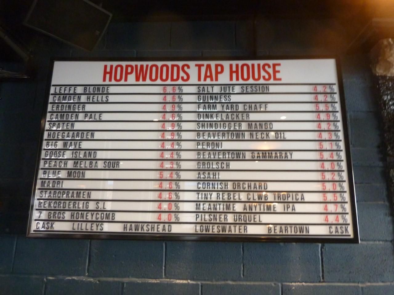 Hopwoods Beer Board 13.03.2022 David Sherliker. (Pub, Sign). Published on 15-03-2022