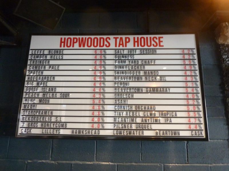 Hopwoods Beer Board 13.03.2022 David Sherliker. (Pub, Sign). Published on 15-03-2022