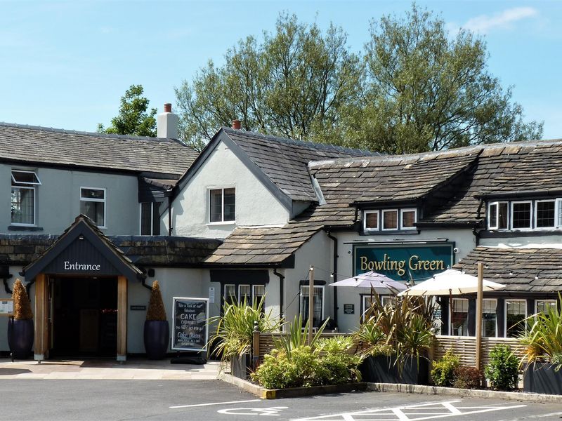 Bowling Green, Charnock Richard, July 2017 (HW). (Pub, External, Key). Published on 16-07-2017