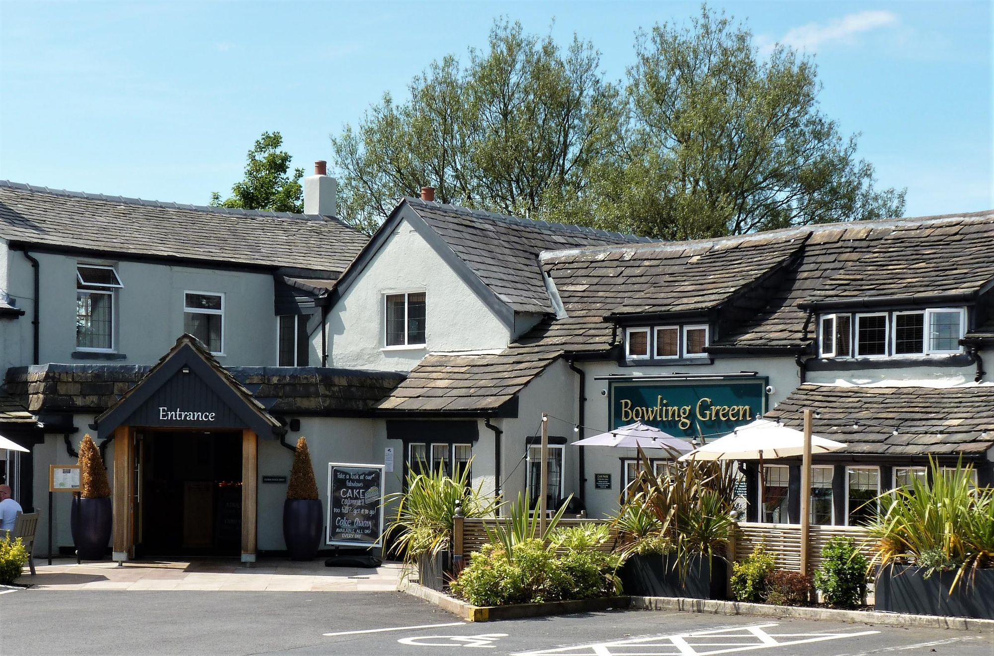 Bowling Green, Charnock Richard, July 2017 (HW). (Pub, External, Key). Published on 16-07-2017