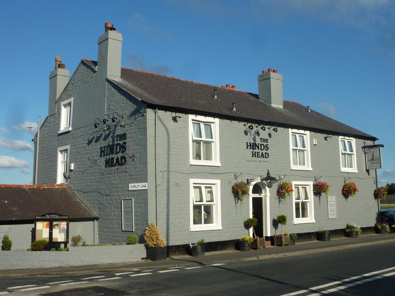 Hinds Head, Charnock Richard 2.8.18. (Pub, External, Key). Published on 03-08-2018