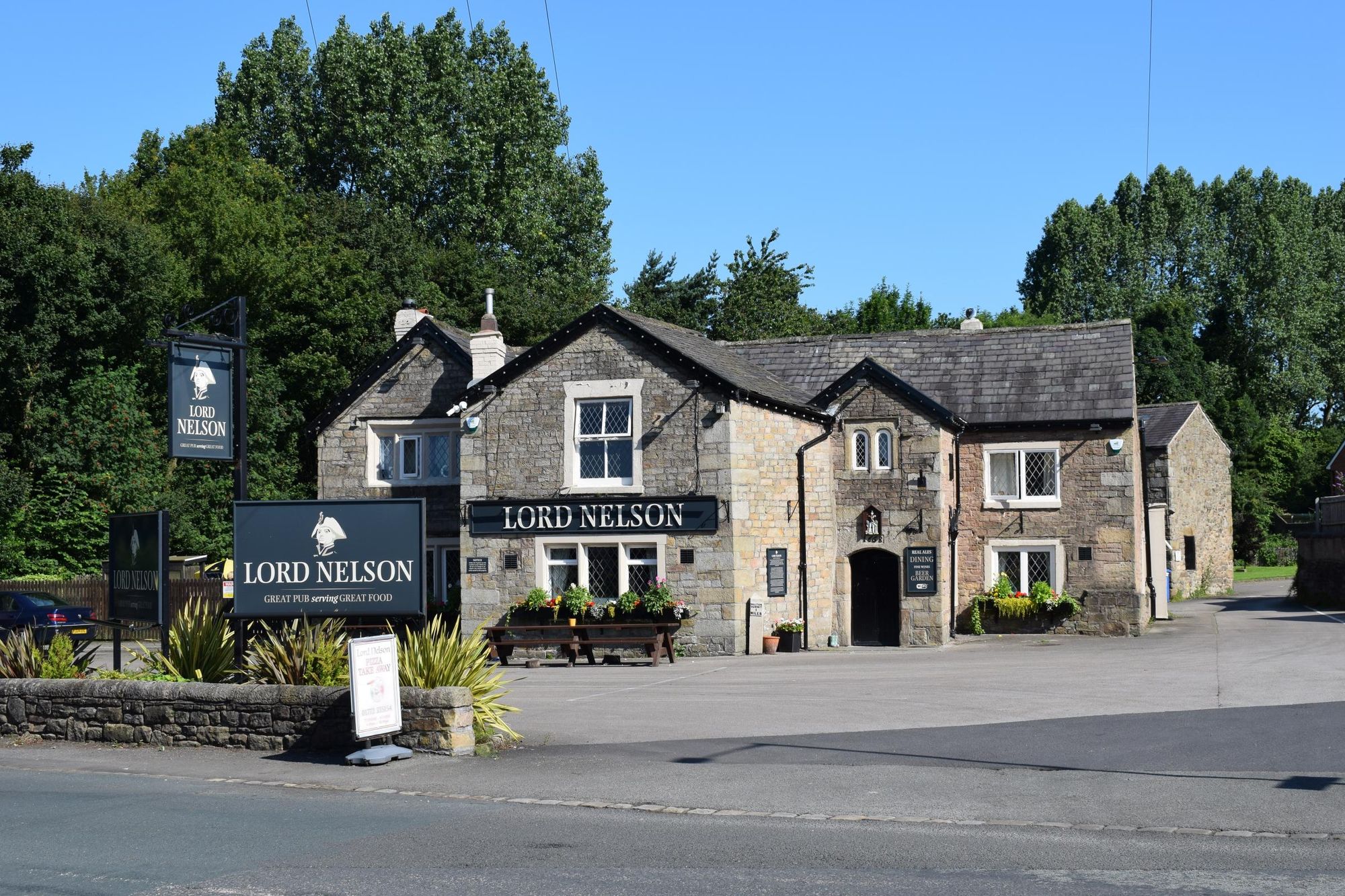 Lord Nelson, Clayton le Woods, July 2017. (Pub, External). Published on 09-08-2017