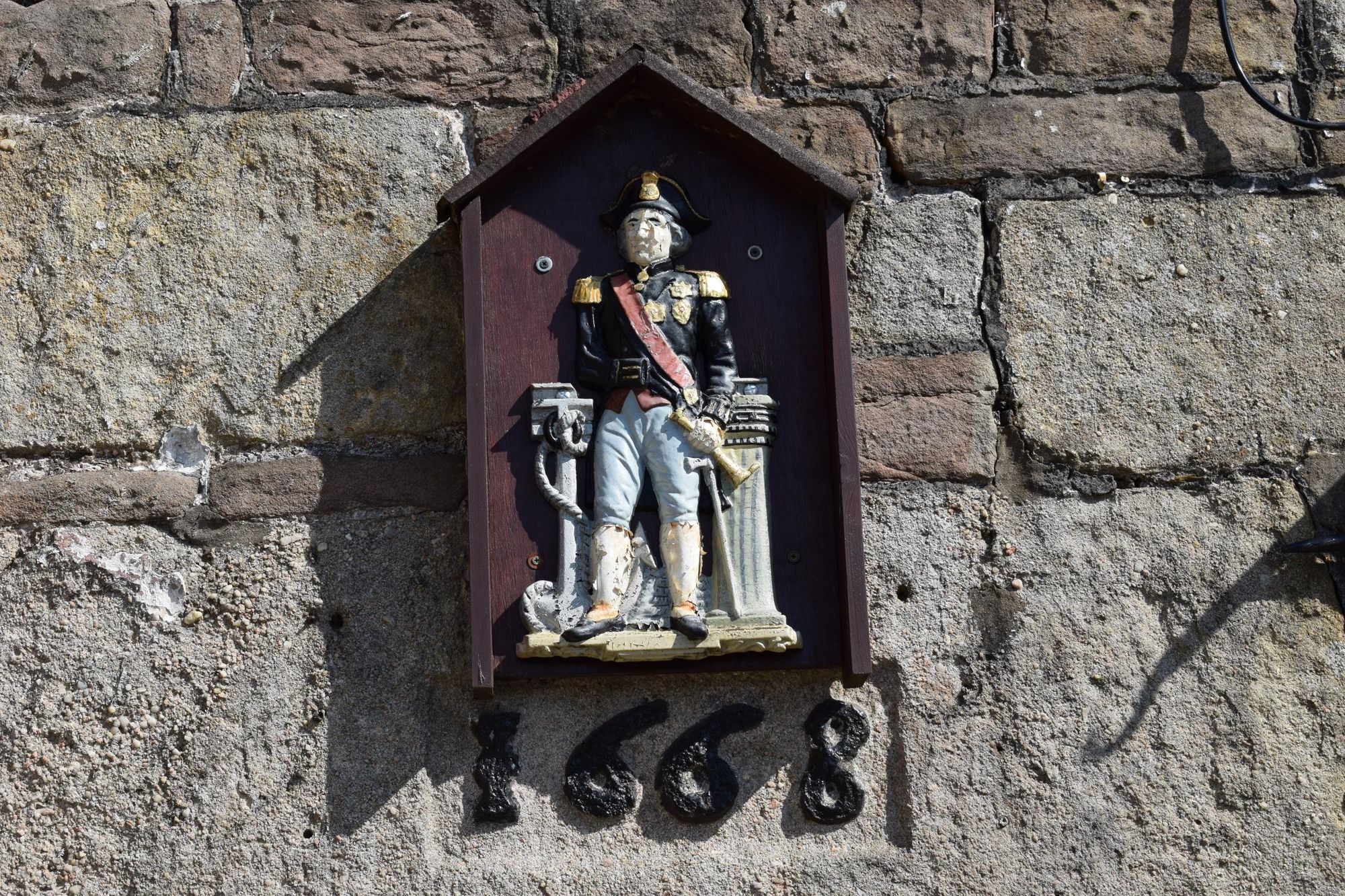 Lord Nelson, Clayton le Woods, July 2017. (Pub, External, Sign). Published on 09-08-2017