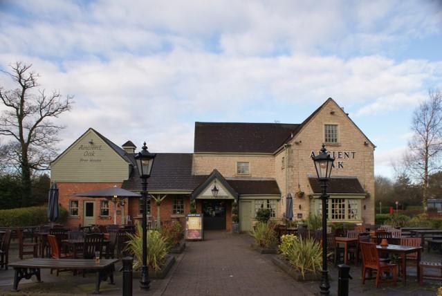 Ancient Oak, Cottam Feb 2018. (Pub, External). Published on 08-02-2018