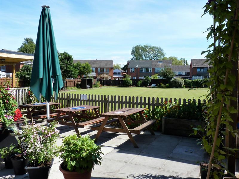 Black Horse, Croston, July 2017 (HW). (Garden). Published on 16-07-2017