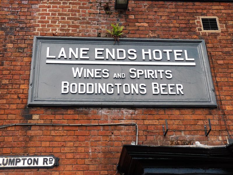 Lane Ends, Preston, July 2017. (Sign). Published on 20-07-2017