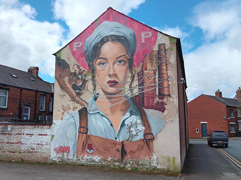 April 2024 Shaun Sharpe mural. (Pub, External). Published on 09-05-2024