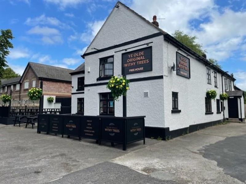 Olde Original Withy Trees, Bamber Bridge (side) August 2023. (Pub, External). Published on 03-08-2023