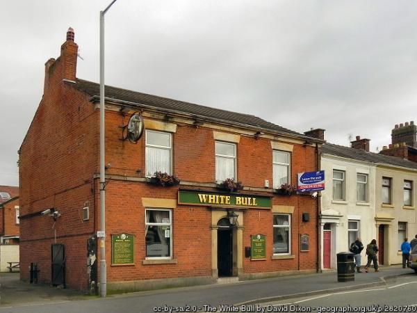 White Bull, Bamber Bridge. (Pub, External, Key). Published on 21-07-2015