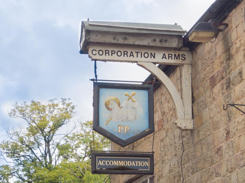 Corporation Arms, Longridge 19.8.17 . (External, Sign). Published on 20-08-2017 