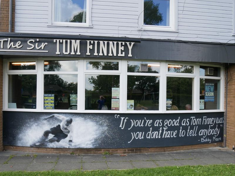 Sir Tom Finney Mural. (Pub, External). Published on 05-08-2023 