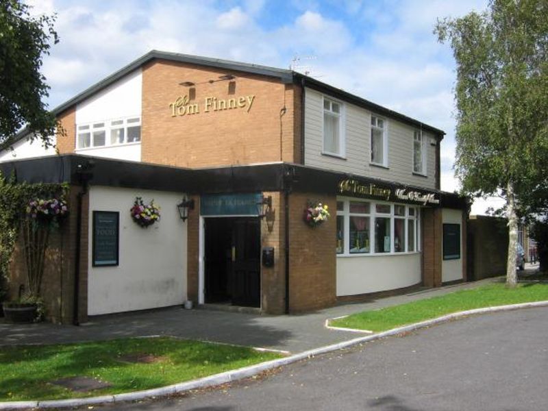 Sir Tom Finney at Penwortham. (Pub, External, Key). Published on 19-08-2013