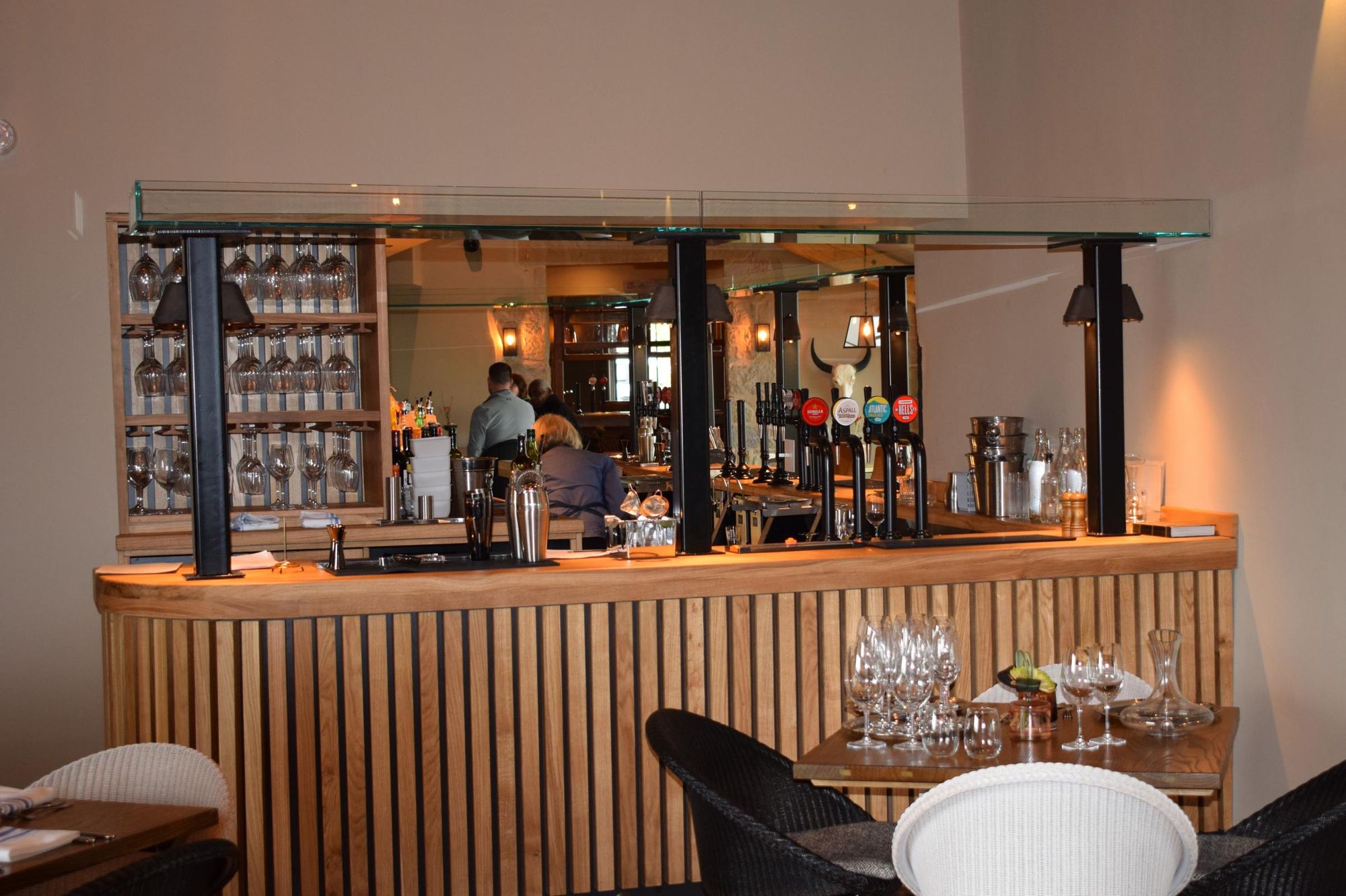 Main bar from restaurant 3.5.22. (Pub, Bar). Published on 17-06-2022