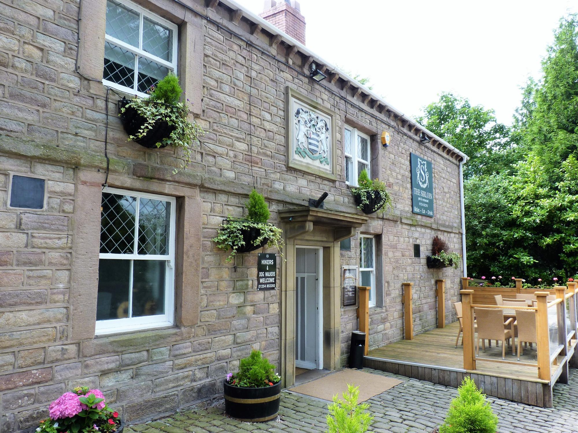 Sirloin, Hoghton, July 2017. (Pub, External). Published on 09-08-2017