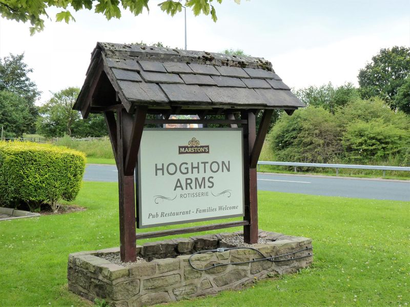 Hoghton Arms, Withnell July 2017. (Sign). Published on 23-07-2017