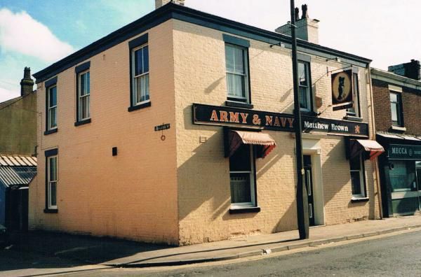 Army & Navy at Preston. (Pub, External). Published on 05-12-2013