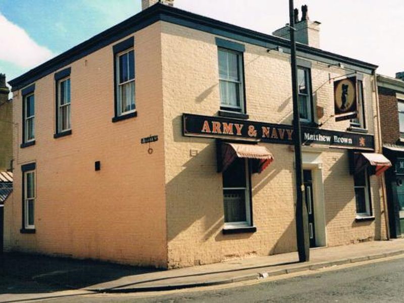 Army & Navy at Preston. (Pub, External). Published on 05-12-2013