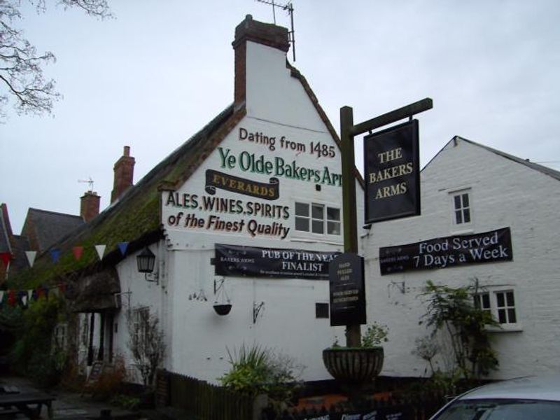 Bakers Arms, Blaby. (Pub, External, Key). Published on 16-01-2014