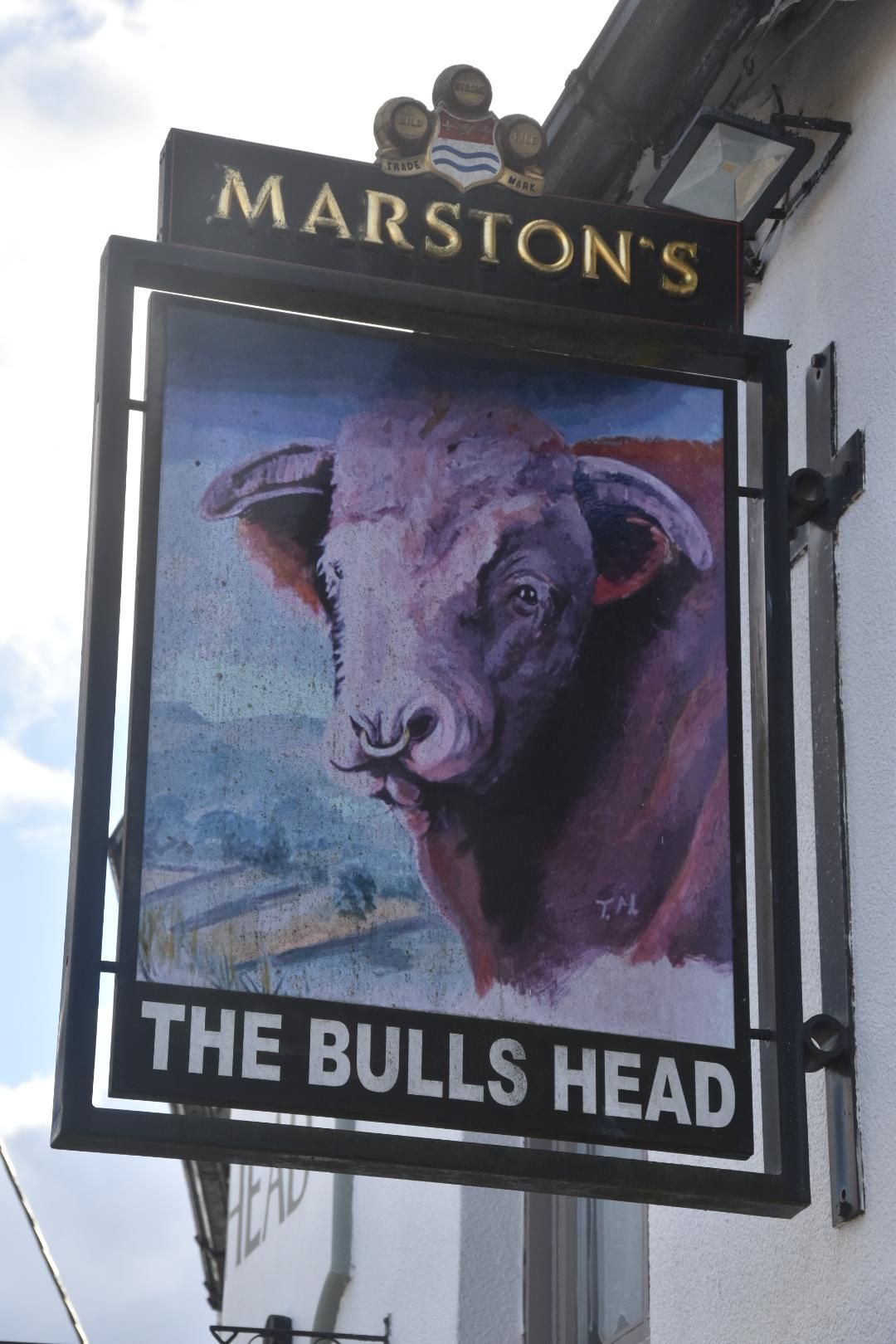 Bull's Head, Markfield. (Sign). Published on 22-02-2024
