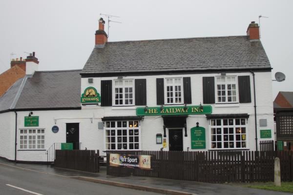 Railway, Ratby. (Pub, External). Published on 05-04-2014