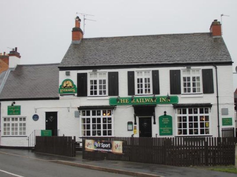 Railway, Ratby. (Pub, External). Published on 05-04-2014